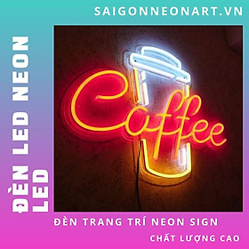 Mua Đèn LED neon sign hình BIỂN HIỆU COFFEE | Saigonneonart | Sử dụng điện 12V | Chuyên dùng trang trí tường  trang trí phòng ngủ  trang trí nhà   trang trí quán coffee  trang trí cửa hàng