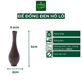 Mua Đế Cắm Nhang Thảo Mộc Bằng Đồng Nguyên Chất Nhiều Kích Thước Đặt Trong Bát Hương Trang Trí Nhà Bàn Thờ Thiền