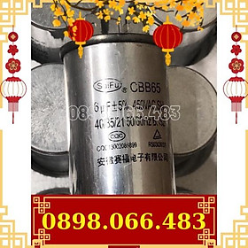 Mua Tụ điện điện nhôm SAIFU 5uF  6uF  8uF 450VAC CBB65 mới về