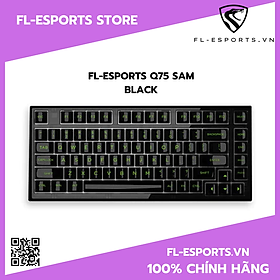 Mua Bàn phím cơ FL-Esports Q75 SAM Black 3 Mode - Hàng chính hãng