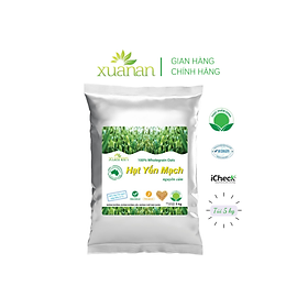 Hạt Yến Mạch Nguyên Cám Úc Xuân An [ko đường] Túi 5Kg (100% Australian Wholegrain Oats) (Giảm 25%)