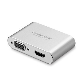 Bộ chuyển đổi cổng Lightning to HDMI + VGA cho iPhone, iPad Ugreen UG