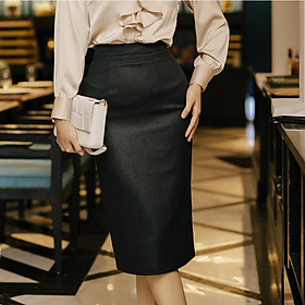 Chân váy bút chì suông công sở đẹp, dáng trơn tôn dáng Peony - ALVIN SKIRT