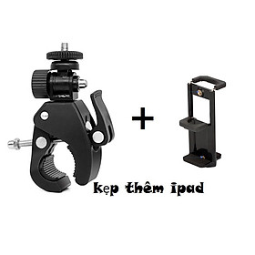 Mua Giá đỡ kẹp điện thoại gắn vào tripod hỗ trợ livestream live quay phim nhiều máy cùng lúc VIDEO Sản Phẩm