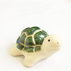 Mua Rùa gốm tráng men - Tượng gốm Tiểu Quy hướng hải nhỏ nhắn  xinh xắn dùng trang trí  decor