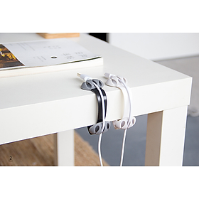 Kẹp giữ dây điện, dây cáp điện thoại, máy tính bảng, laptop chống rối gài vào bàn vô cùng tiện lợi GD581-KepDD-2dau