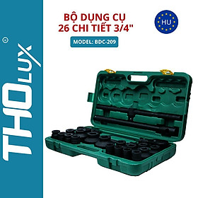 Mua Bộ dụng cụ 26 chi tiết 3/4 BDC-209 Tholux