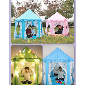 Lều Công Chúa Cho Bé Hình Lục Giác -hàng chính hãng								