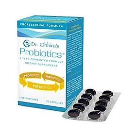 Dr. Ohhira’s Probiotics Professional Formula with 5 Year Fermented Prebiotics, Live Active Probiotics and The only Product with Postbiotic Metabolites