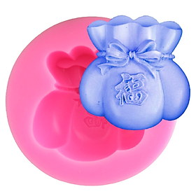 Mua Khuôn silicon làm bánh bao  bánh trôi nước  rau câu  khuôn trung thu túi tiền tài lộc - Loại 8 cm - Mã số 1009
