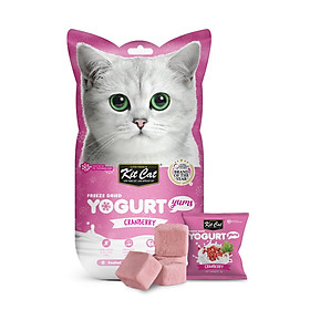 Hình ảnh Sữa chua sấy thăng hoa Kit Cat cho mèo _ Freeze Dried Yogurt Yums Cat Treat [ Túi 10 viên ]