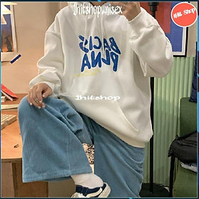 Hoodie nam nữ 1HITSHOPUNISEX  Áo Hoodies Tay Dài In Họa Tiết Chữ Phong Cách Ulzzang Hàn Quốc