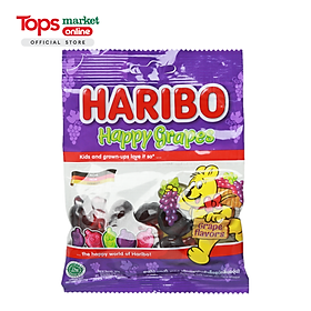 Kẹo Dẻo Haribo Happy Hương Nho 80G