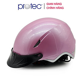 Mũ bảo hiểm nửa đầu protec im01 họa tiết thể thao, siêu nhẹ, an toàn - hàng chính hãng