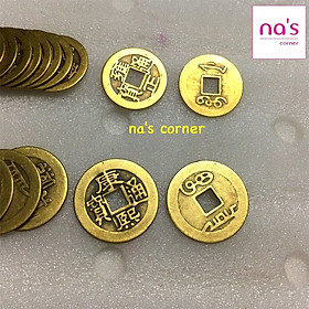 Mua Gói 10 đồng tiền xu cổ phong thuỷ đồng thau