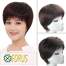 Tóc trung niên tém thẳng ngắn 9771 FREESHIP tặng lưới chụp Sỉ 120k, tóc tém trung niên, tóc tomboy nữ, tóc cải trang
