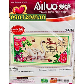 Mua Tranh thêu chữ thập Vợ chồng AL53376  kích thước 94 x 52 cm