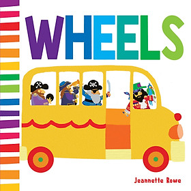 sách : Baby Board Book Wheels ( sách nhập khẩu )