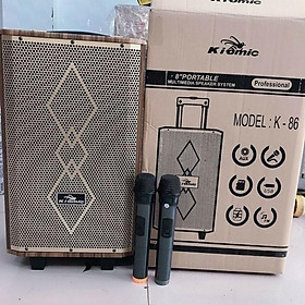 Mua Loa kéo di động KIOMIC K86 thích hợp karaoke gia đình  tiệc tùng thâu đêm tiện lợi - âm thanh rúng động