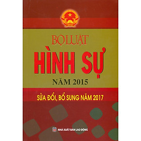 Hình ảnh Bộ Luật Hình Sự Năm 2015 Sửa Đổi, Bổ Sung Năm 2017