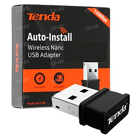 USB Wifi 150Mbps Tenda W311MI Đen - Hàng chính hãng