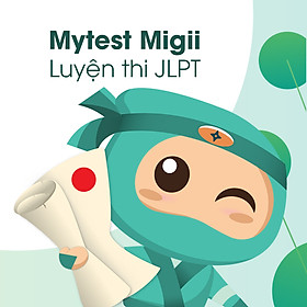 Mytest Migii Luyện Thi Tiếng Nhật, Luyện Thi JLPT N5,N4,N3, N2, N1 Tại Nhà - Gói Migii Premium 3 Tháng