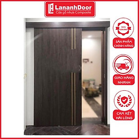 Cửa Gỗ Nhựa Composite LA – L01/m2 – LananhDoor Shop 