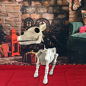 Halloween Horse Skeleton Figurine Skeleton Statue for Desk Party Centerpiece
