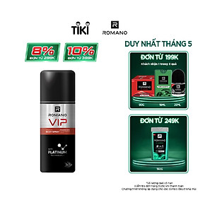 Xịt Khử Mùi Toàn Thân Cho Nam Romano VIP (150ml)