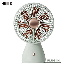 Quạt Làm Mát Để Bàn 3 Tốc Độ Xiaomi Youpin Sothing 180° Quạt Rung Cầm Tay Để Bàn Văn Phòng- Hàng chính hãng