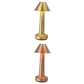2x Mushroom Shape  Lamp Bar Table Lamp  Bronze Golden