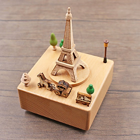 Nơi bán Hộp Nhạc Gỗ Xe Ngựa Dưới Tháp Eiffel - Giá Từ -1đ