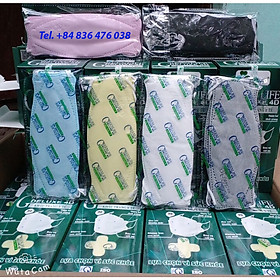 Khẩu trang y tế kháng khuẩn 4D GREEN LIFE màu xám - có chứng nhận kiểm định chất lượng