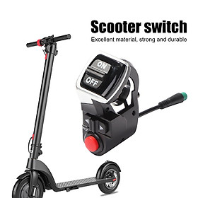 Tay cầm bằng điện Tay cầm chống nước Tay cầm chuyển mạch chủ chuyển đổi Tín hiệu cho Kugoo M4 Pro Electric Scooter Sừng Phụ kiện ánh sáng