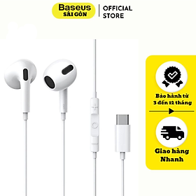 Mua Tai nghe có dây Baseus Encok lateral in-ear Wired Earphone C17 chân cắm Type-C - Hàng chính hãng