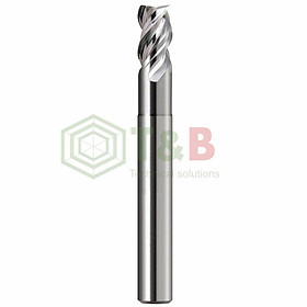 Dao Phay Phẳng 3 Me D5x15x70L Union Tool Model AZS3050-150, Dao phay ngón gia công trước nhiệt, đồng, nhôm