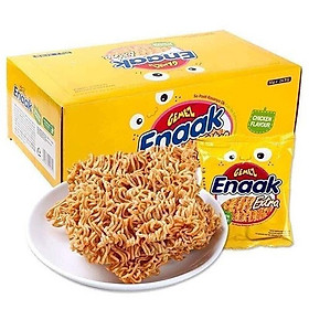 HỘP 24 GÓI MÌ TRẺ EM ĂN SỐNG SNACK ENAAK  INDONESIA GIÒN NGON 30GRAM