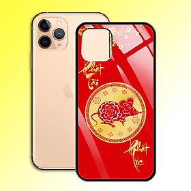 Ốp Lưng Họa Tiết Ánh Kim Vàng cho điện thoại Iphone 11 Pro - 0378 7996 PTPL02 - Phát Tài Phát Lộc - Hàng Chính Hãng