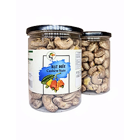 (Hủ 300gr) Hạt điều rang muối còn vỏ lụa - Hạt điều T&A, Hạt điều rang củi