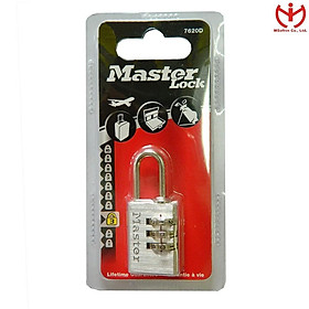 Ổ khóa số Master Lock 7620 D thân nhôm 20mm dùng khóa vali hành lý - MSOFT