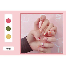 Bộ 24 móng tay giả nail thơi trang (như hình-R-021)