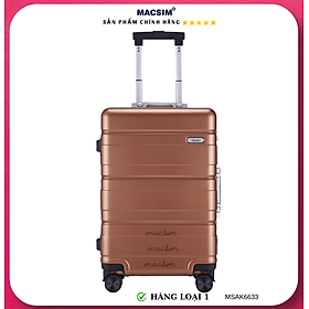 Vali cao cấp Macsim Aksen hàng loại 1 MSAK6633 cỡ 20inch màu đồng