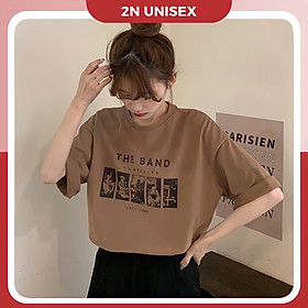 Áo thun tay lỡ form rộng unisex - Áo phông nam nữ oversize - T shirt the band