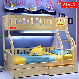 Giường Tầng ALALA109 (1m2, 1m4) cao cấp - Thương Hiệu ALALA