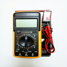 Mua Đồng hồ đo vạn năng DT9205A (Đen phối vàng) tặng kèm bin