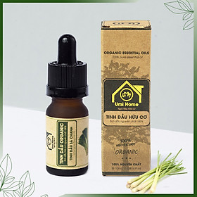 Tinh Dầu Sả Chanh Nguyên Chất UMIHOME (10ml) | Lemongrass Essential Oil 100% Organic