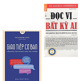 Combo 2Q Sách Tư Duy - Kĩ Năng Sống : Giao Tiếp Cơ Bản - Cẩm Nang Làm Chủ Mọi Cuộc Trò Chuyện + Đọc Vị Bất Kỳ Ai (Tái Bản 2019)