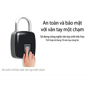 Ổ khóa bảo mật vân tay mini thông minh - ShopToro - AsiaMart