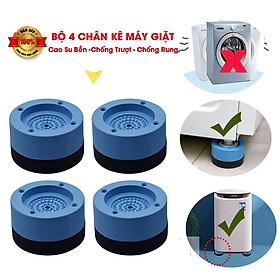 Combo 4 chân đế kê máy giặt chống rung chống ồn