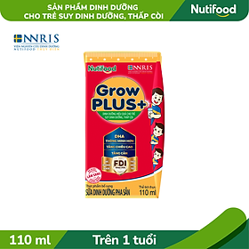 Thùng Sữa bột Pha Sẵn GrowPLUS+ Suy Dinh Dưỡng (đỏ) (48 hộp 180ml)